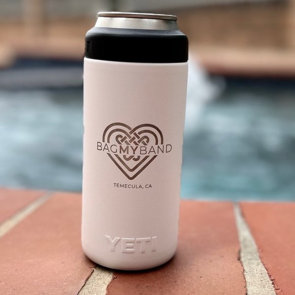 YETI RAMBLER® 12 OZ COLSTER® SLIM CAN COOLER - White - Picture 1 of 2